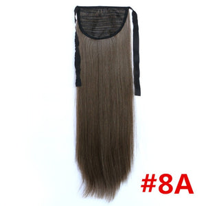 Feibin Ponytail Extensions Tie Up Ponytail Clip in Hair Extensions Hairpiece Binding Pony Tail Extension for Girl Lady Woman