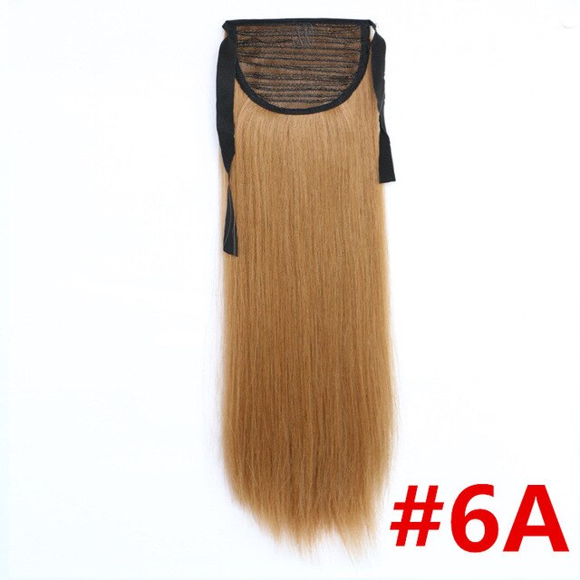 Feibin Ponytail Extensions Tie Up Ponytail Clip in Hair Extensions Hairpiece Binding Pony Tail Extension for Girl Lady Woman