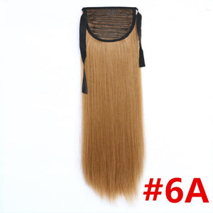 Feibin Ponytail Extensions Tie Up Ponytail Clip in Hair Extensions Hairpiece Binding Pony Tail Extension for Girl Lady Woman