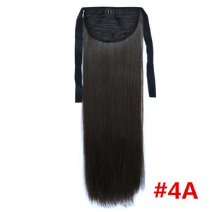Feibin Ponytail Extensions Tie Up Ponytail Clip in Hair Extensions Hairpiece Binding Pony Tail Extension for Girl Lady Woman