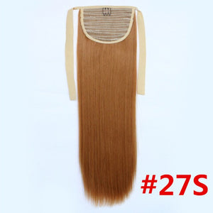 Feibin Ponytail Extensions Tie Up Ponytail Clip in Hair Extensions Hairpiece Binding Pony Tail Extension for Girl Lady Woman