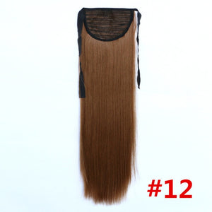 Feibin Ponytail Extensions Tie Up Ponytail Clip in Hair Extensions Hairpiece Binding Pony Tail Extension for Girl Lady Woman
