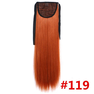 Feibin Ponytail Extensions Tie Up Ponytail Clip in Hair Extensions Hairpiece Binding Pony Tail Extension for Girl Lady Woman