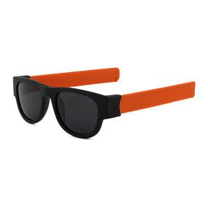Fancy Slap Wristband Men Polarized Wrist Sunglasses Folding for Women Roll Bracelet 2019 Trend Slapsee Foldable Sun Glasses