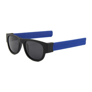Fancy Slap Wristband Men Polarized Wrist Sunglasses Folding for Women Roll Bracelet 2019 Trend Slapsee Foldable Sun Glasses