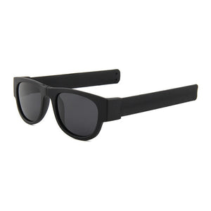 Fancy Slap Wristband Men Polarized Wrist Sunglasses Folding for Women Roll Bracelet 2019 Trend Slapsee Foldable Sun Glasses