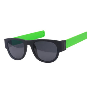 Fancy Slap Wristband Men Polarized Wrist Sunglasses Folding for Women Roll Bracelet 2019 Trend Slapsee Foldable Sun Glasses