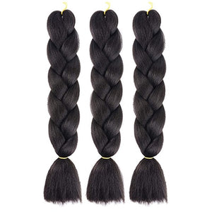 CHARMING 24 Inch Braiding Hair Extensions Jumbo Crochet Braids Synthetic Hair Style 100g/Pc Pure Blonde Pink Green Colorful