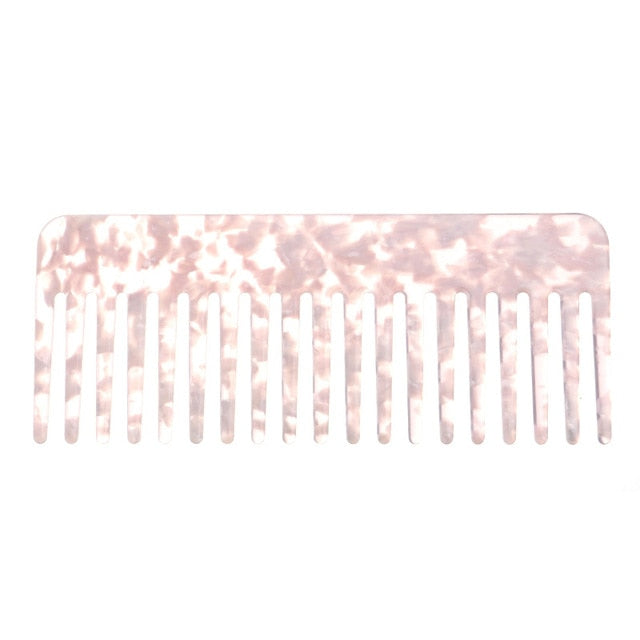 Wholesale price fashion colorful acetate high-end thick  fancy korean design hair combs for women girls