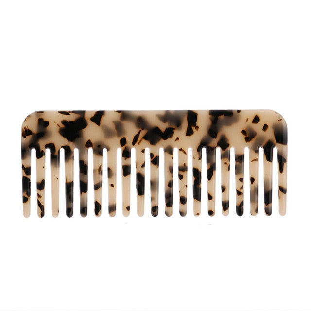 Wholesale price fashion colorful acetate high-end thick  fancy korean design hair combs for women girls