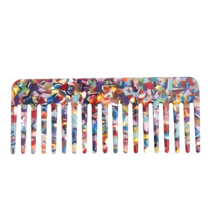 Wholesale price fashion colorful acetate high-end thick  fancy korean design hair combs for women girls