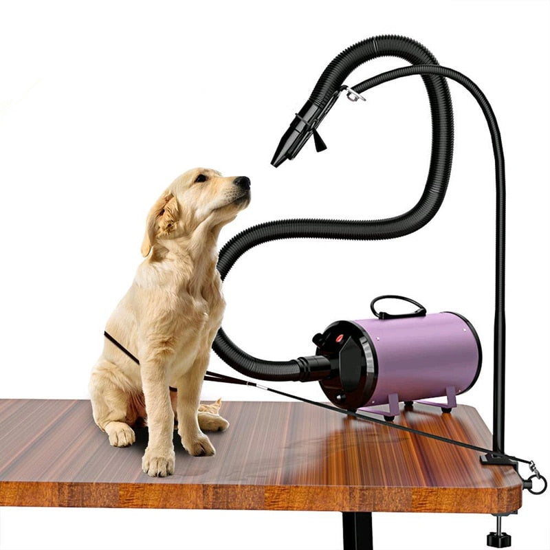Adjustable Stainless Steel Bracket For Pet Grooming Table Dog Cat Hair Dryer Holder Pet Bathing Beauty Hair Blower Support F6026