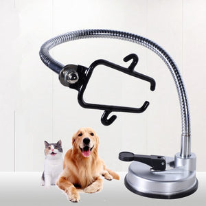Adjustable Stainless Steel Bracket For Pet Grooming Table Dog Cat Hair Dryer Holder Pet Bathing Beauty Hair Blower Support F6026