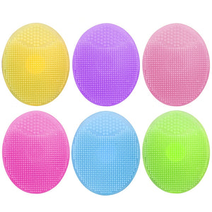 1PC Silicone Facial Brushes for Beauty Wash Facial Face Scrub Pad Blackhead Drushes Bath Facial Cleanser Face Washing TSLM1