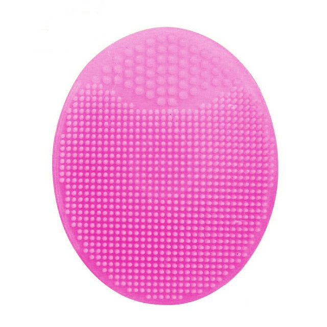 1PC Silicone Facial Brushes for Beauty Wash Facial Face Scrub Pad Blackhead Drushes Bath Facial Cleanser Face Washing TSLM1