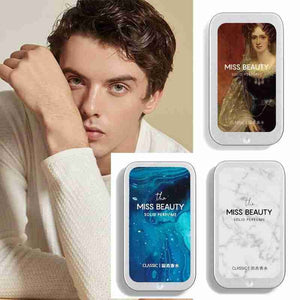 Women Men Perfume Solid Perfumes Balm Iron Box Easy To Carry Body Fragrance Alcohol-free Aroma Deodorant Scented Fragrance