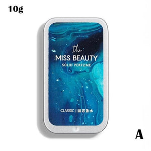 Women Men Perfume Solid Perfumes Balm Iron Box Easy To Carry Body Fragrance Alcohol-free Aroma Deodorant Scented Fragrance