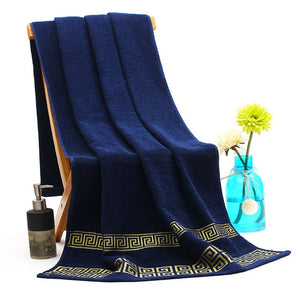 Cotton Bath Towels Beach Towel For Adults Absorbent Terry Luxury  bathroom towel sets Men Women Basic Towels 70x140cm