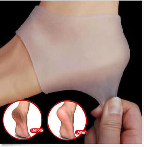 2Types Transparent Silicone Moisturizing Gel Heel Sock Cracked Hand/Foot Skin Gel Care Support Protector Socks Peds