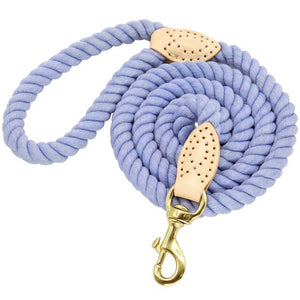 4 Colors Durable Nylon Dog Leash Pet Puppy Walking Training Dog Leash Lead Dogs Leashes Strap Belt Cotton Traction Rope 5ft Long