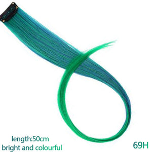 MUMUPI Long Straight color Hair Piece Hair Extensions Clip In hair extensions Highlight extensiones de cabello natural