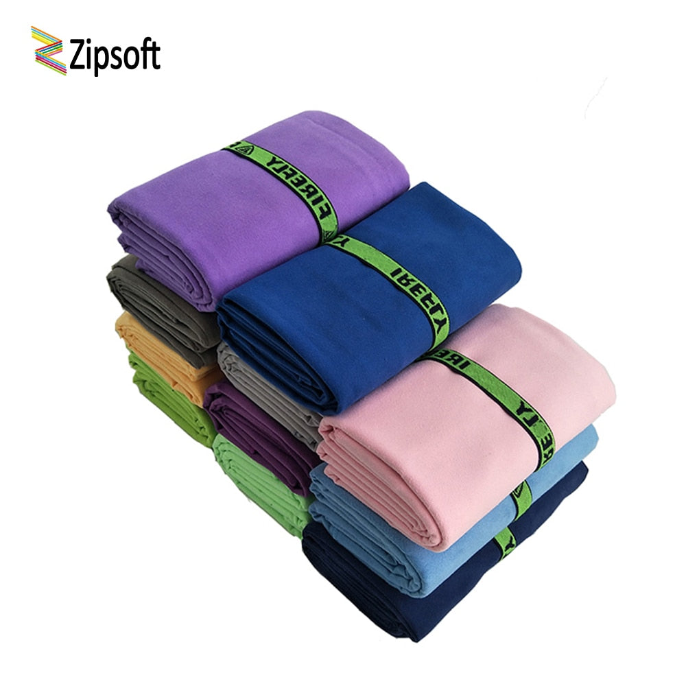 Zipsoft Quick dry towel Microfiber Towel Travel Sports Swimming Gym Yoga mat Adults Blanket Sauna Large beach towels Christmas