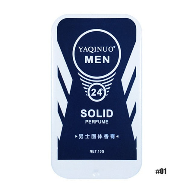 Solid Parfum Portable Fragrances Women Men Solid Perfume Portable Case Solid Balm Mild Long Lasting Aroma Deodorant Fragrance