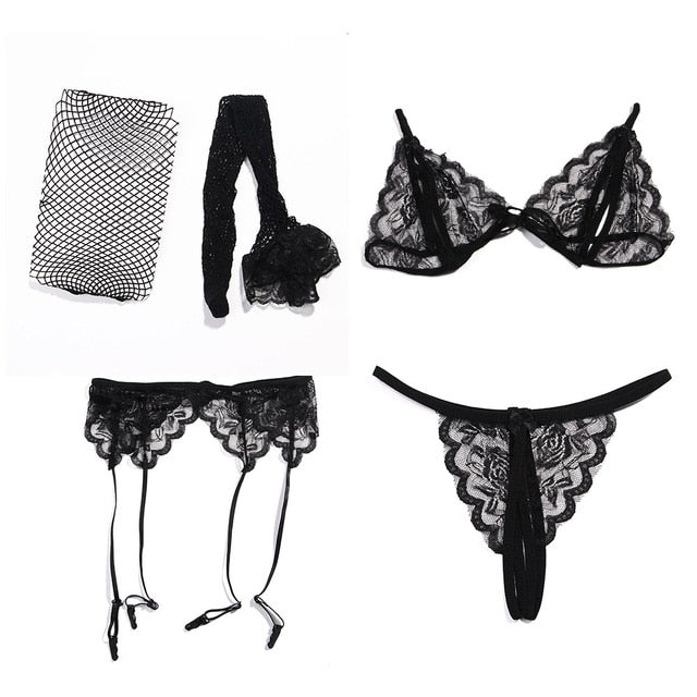 Sexy Erotic Lingerie For Women Chemise Costumes Underwear Intimates Lenceria Temptation Sex Clothes Fancy Babydoll Female Dress