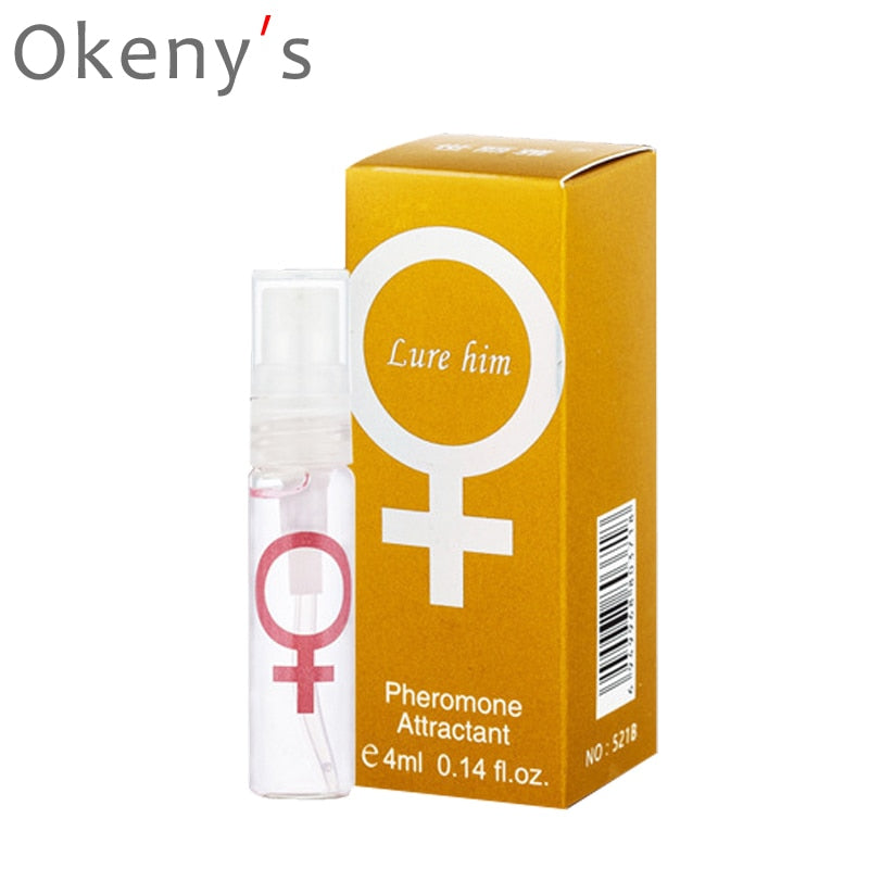 4ML Pheromone Perfumed Aphrodisiac Woman Orgasm Body Spray Flirt Perfume Attract Boys Scented Water for Men Body Antiperspirants