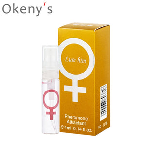 4ML Pheromone Perfumed Aphrodisiac Woman Orgasm Body Spray Flirt Perfume Attract Boys Scented Water for Men Body Antiperspirants