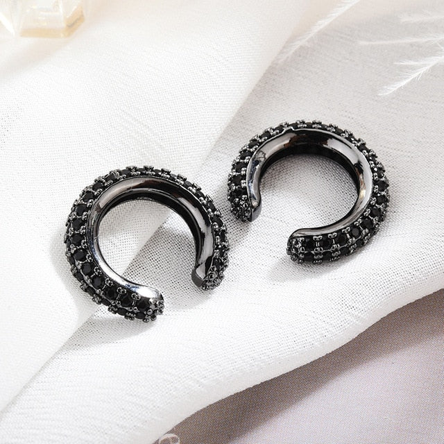 Top Quality Fancy Stamp Earrings Micro Pave CZ Crystals Cross Stripe Cirsle Earrings For Women INS Jewelry