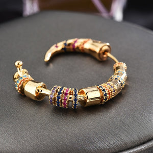Top Quality Fancy Stamp Earrings Micro Pave CZ Crystals Cross Stripe Cirsle Earrings For Women INS Jewelry