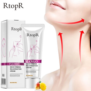 RtopR Neck Firming Rejuvenation Cream Anti-wrinkle Firming Skin Whitening Moisturizing Neck Serum Mild Peeling Beauty Neck Care