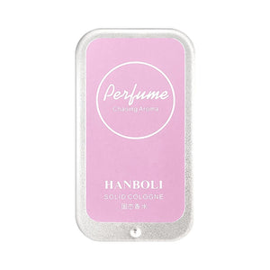 Male Perfumes Men Solid Perfume Women Balm Iron Box Easy To Carry Body Fragrance Alcohol-free Aroma Deodorant Scented Fragrance