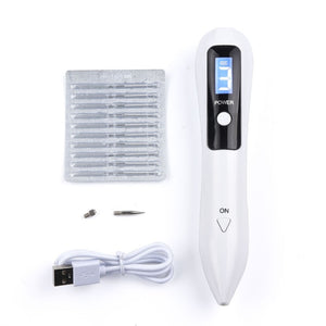 Laser Spot Removal Pen Mole Removal Dark Spot Remover Point Pen Skin Wart Tag Tattoo Removal Beauty Tool LCD Skin Care