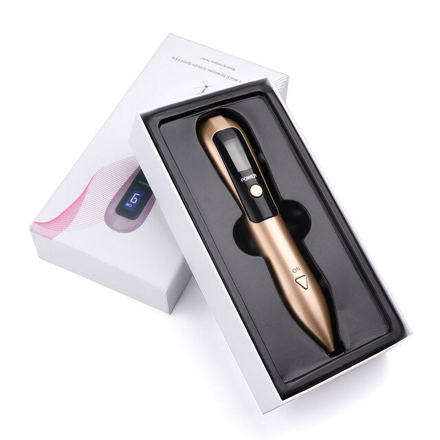 Laser Spot Removal Pen Mole Removal Dark Spot Remover Point Pen Skin Wart Tag Tattoo Removal Beauty Tool LCD Skin Care