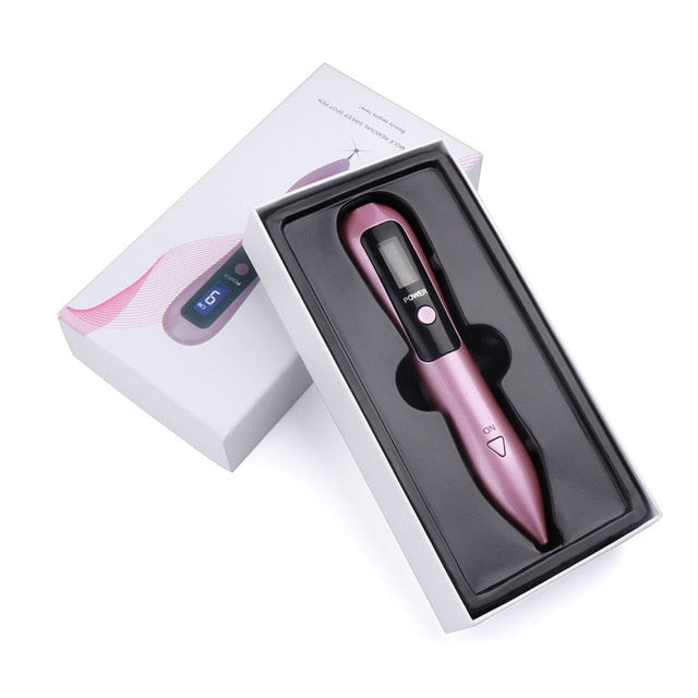 Laser Spot Removal Pen Mole Removal Dark Spot Remover Point Pen Skin Wart Tag Tattoo Removal Beauty Tool LCD Skin Care