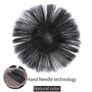 BUQI Invisibility natural of True Hair Top Cover Brown and Black Color Brazilian Remy Hair parts