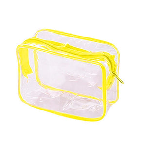 Women Cosmetic Bag Transparent PVC Travel Organizer Clear Zipper Makeup Bag Beauty Case Make Up Tote Bath Wash Bags Handbag