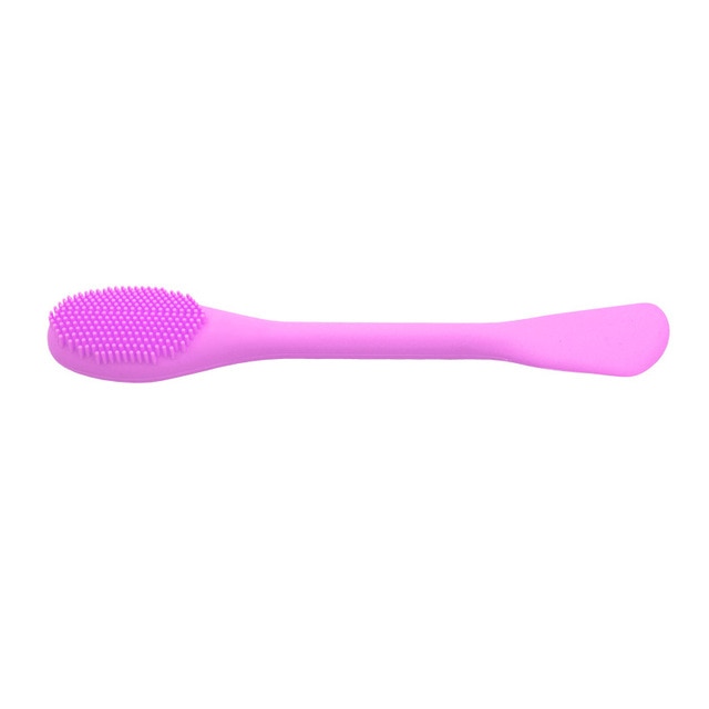 Double Side Silicone Facial Face Mask Brush Mask Mud Mixing Brush Tool Soft Women Skin Face Care Tool