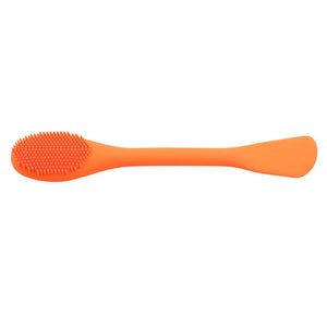 Double Side Silicone Facial Face Mask Brush Mask Mud Mixing Brush Tool Soft Women Skin Face Care Tool