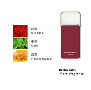 Men Women Perfume Plant Solid Girl Perfumes Magic Balm with Box Portable Body Fragrance Alcohol-free Deont Scented Long Lasting