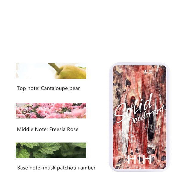 Men Women Perfume Plant Solid Girl Perfumes Magic Balm with Box Portable Body Fragrance Alcohol-free Deont Scented Long Lasting