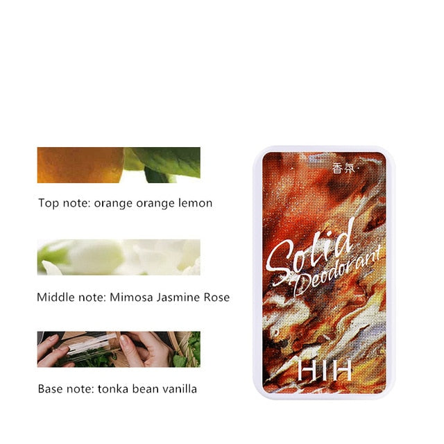 Men Women Perfume Plant Solid Girl Perfumes Magic Balm with Box Portable Body Fragrance Alcohol-free Deont Scented Long Lasting