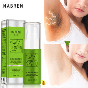 MABREM Body Odor Sweat Deodor Perfume Spray For Man and Woman Removes Armpit Odor and Sweaty Lasting Aroma Skin Care Spray 20ml