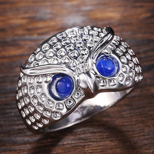 Huitan Animal Owl Women Ring Fancy Dress Party Daily Wearable Cute Punk Female Delicate Factory Direct Selling Rings Wholesale