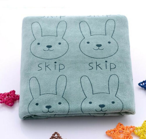 Lovely Rabbit Soft Microfiber Baby Infant Bath Towel Newborn Absorbent Drying Washcloth Feeding Cloth Toalha