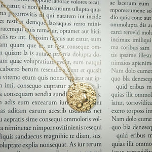 12 Constellations Zodiac Sign Figurine Coin Necklace in 925 Sterling Silver Horoscopes Female Jewelry Gold Medal Necklace Women