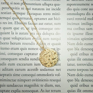 12 Constellations Zodiac Sign Figurine Coin Necklace in 925 Sterling Silver Horoscopes Female Jewelry Gold Medal Necklace Women