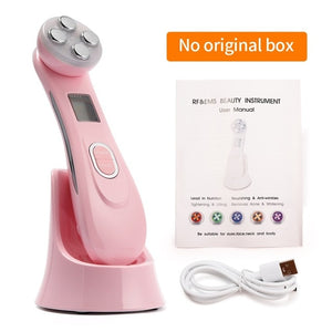 NOBOX-5in1 RF EMS Electroporation LED Photon Light Therapy Beauty Device Anti Aging Face Lifting Tightening Eye Facial Skin Care